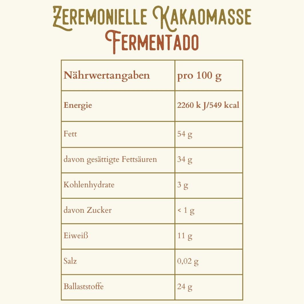 Zeremonieller Kakao aus Mexiko FERMENTADO 500g