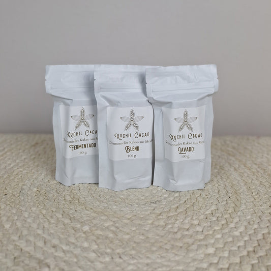 Zeremonieller Kakao aus Mexiko TASTING BUNDLE (3x 100g)