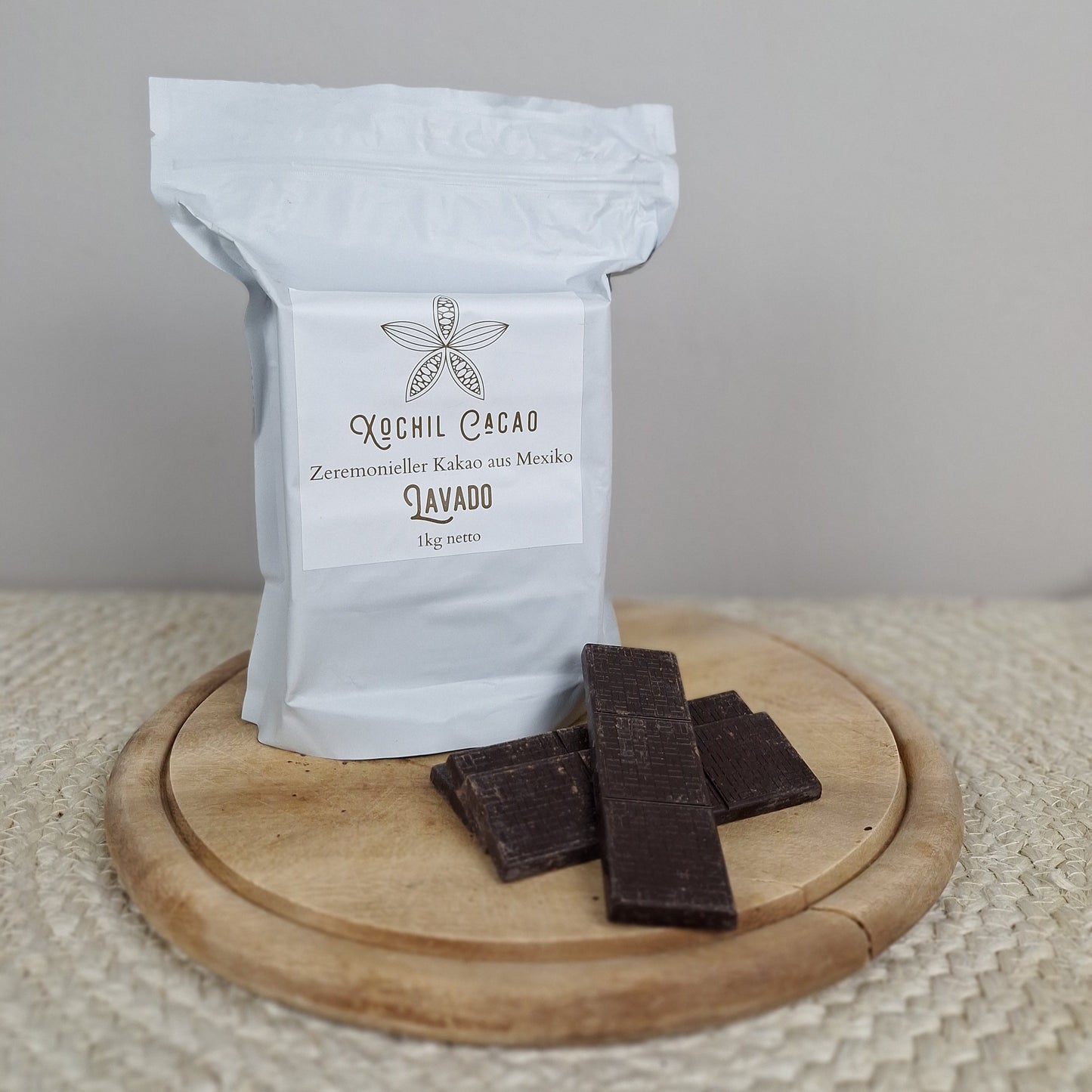 Zeremonieller Kakao aus Mexiko LAVADO (Tafeln) 1 Kilo